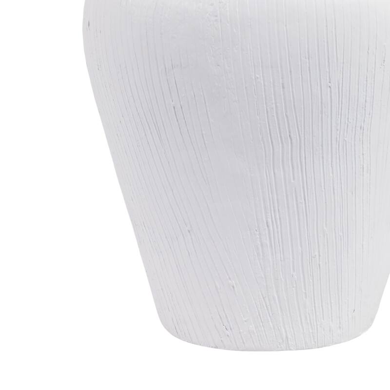 Terracotta Vase Woven Handle Handmade Decorative Jar Home Accent