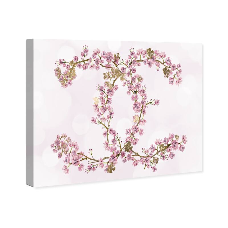 Wynwood Studio 'Sakura Love' Fashion and Glam Wall Art Canvas Print Lifestyle - Pink, White