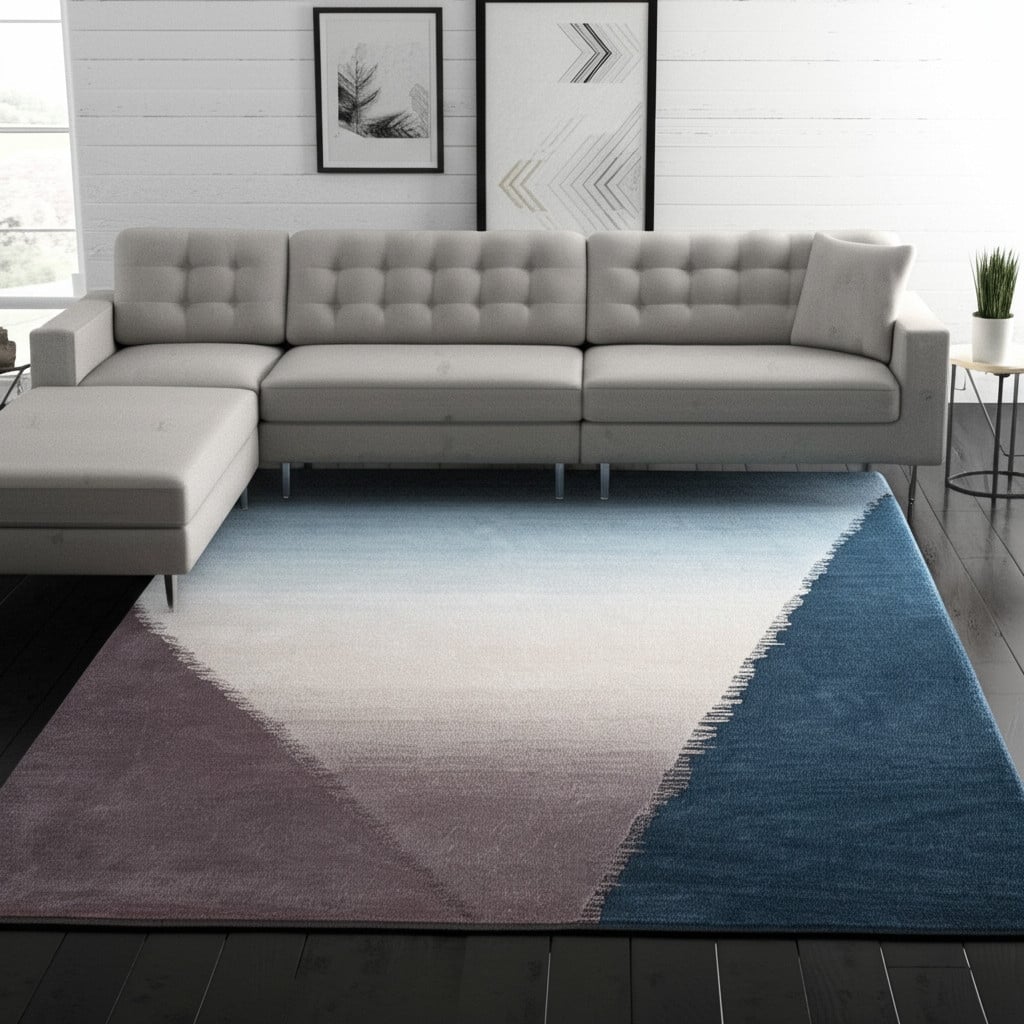HomeRoots Geometric Casual Rectangle Area Rug