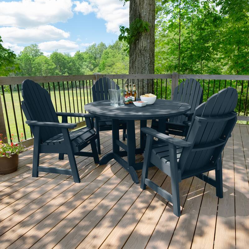 Hamilton 5-piece Outdoor Dining Set - 48" Round Table, Dining-height