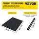 preview thumbnail 21 of 23, VEVOR Premium Weed Barrier Fabric Heavy Duty Woven Weed Control Fabric High Permeability Good for Flower Bed Polyethylene Cover