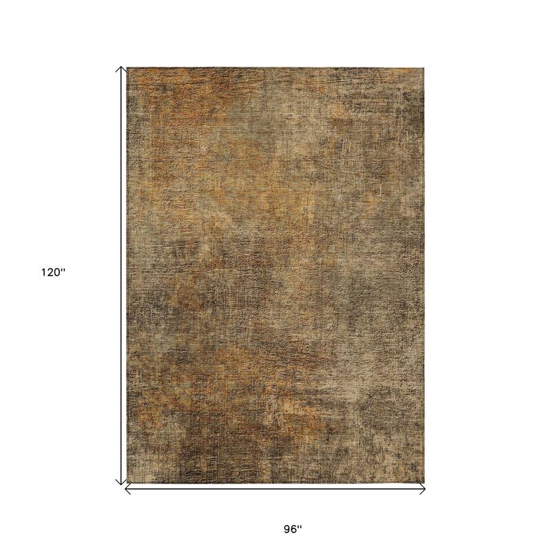 HomeRoots Abstract Transitional Rectangle Outdoor Rug