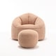 preview thumbnail 10 of 101, Microfiber High-Density Foam Bean Bag Lounge Chairs with Removable Footrest