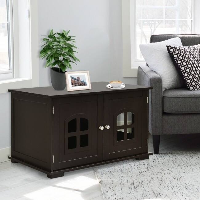 Modern Large Ventilated Private Divider Cat Litter Box