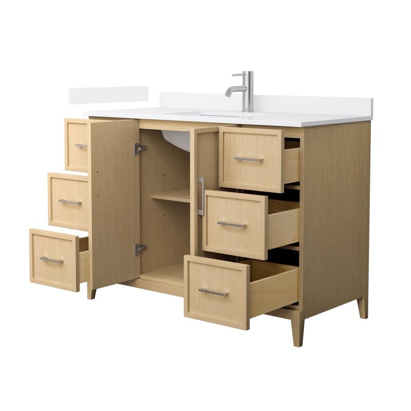 Wyndham Collection WCH717148S-QTZ-UNSMXX Elan 48" Free Standing Single