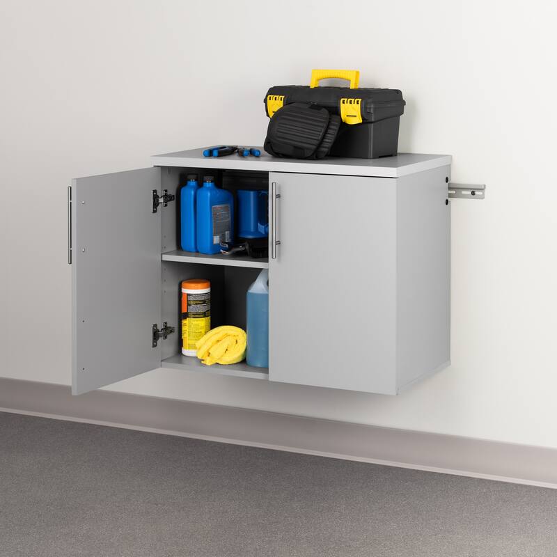Prepac HangUps 2-Door Base Storage Cabinet - 30" W x 24" H x 16" D