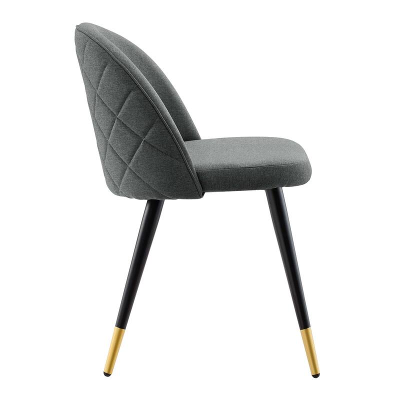 Cordial Upholstered Fabric Dining Chairs - Set of 2