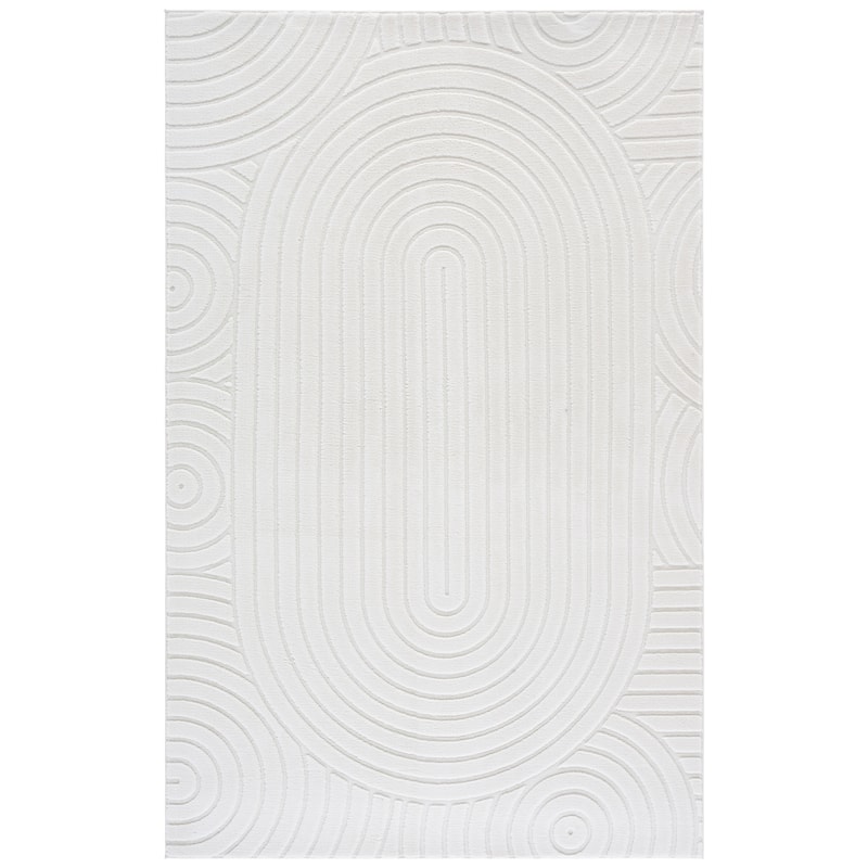 SAFAVIEH Versailles Smiljana Solid & Tonal Rug - 5' x 8' - Ivory