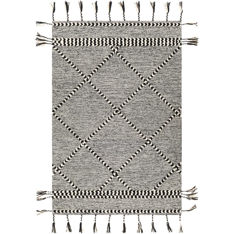 Artistic Weavers Loren Boho Tassel Handmade Wool Area Rug