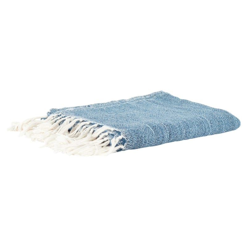 HomeRoots Blue Woven 100% Poly Pet Throw Blanket