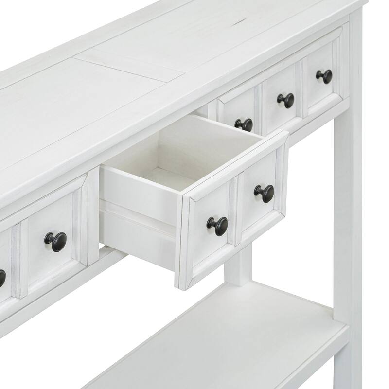 Rustic Entryway Console Table and 60" Long Sofa Table