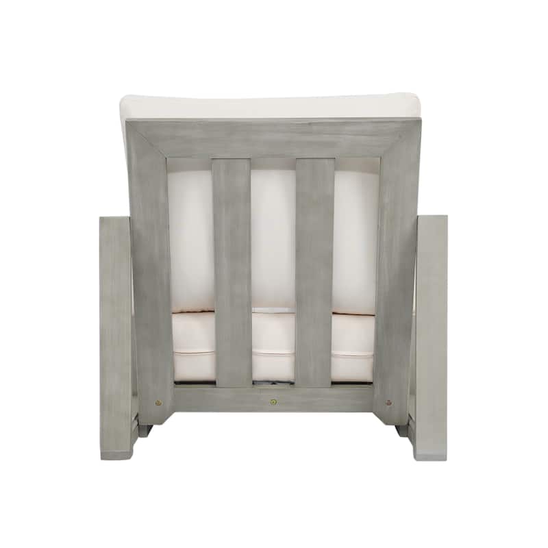 Westchester Acacia Wood Outdoor Club Chair with Cushion by Christopher Knight Home