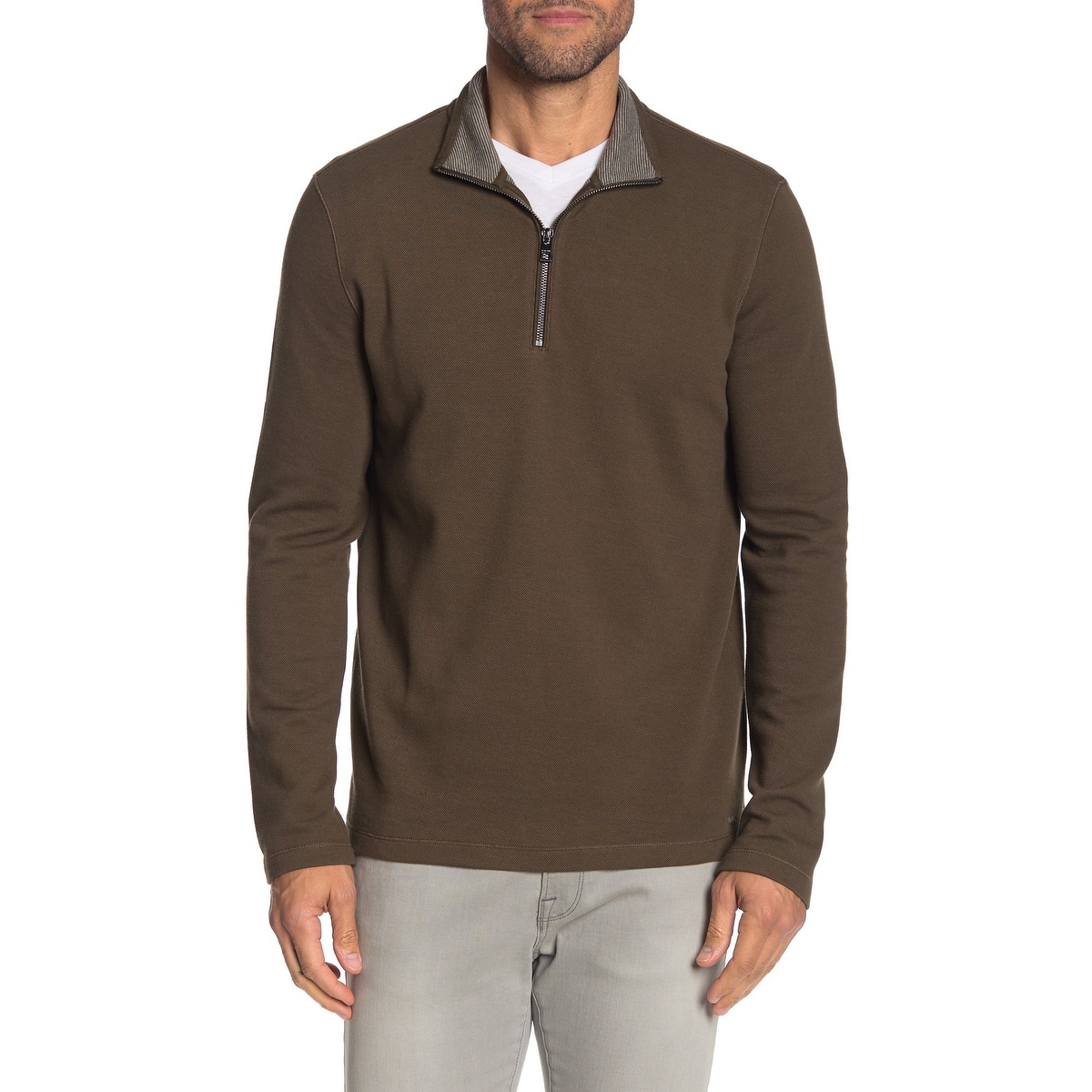 michael kors slip on mens olive