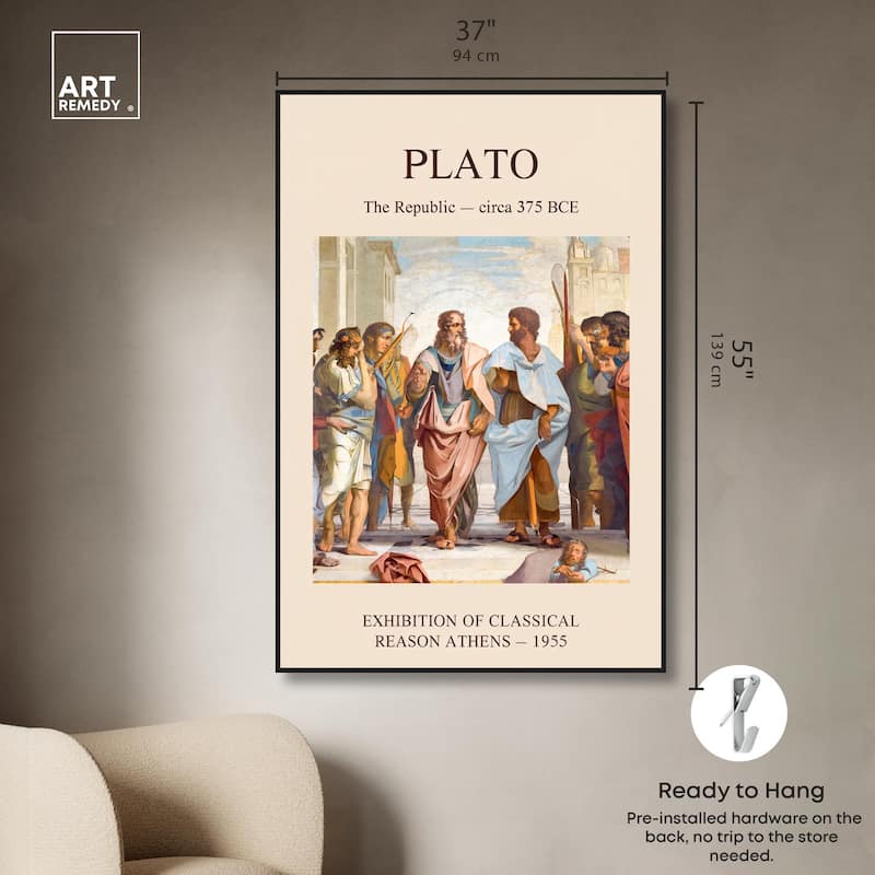 World of Plato's Republic Canvas by Art Remedy