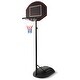 preview thumbnail 4 of 5, 5.5 to 7.5 FT Adjustable Portable Basketball Hoop System with Anti-Rust Stand and Wheels - 32.5" x 24" (L x W)