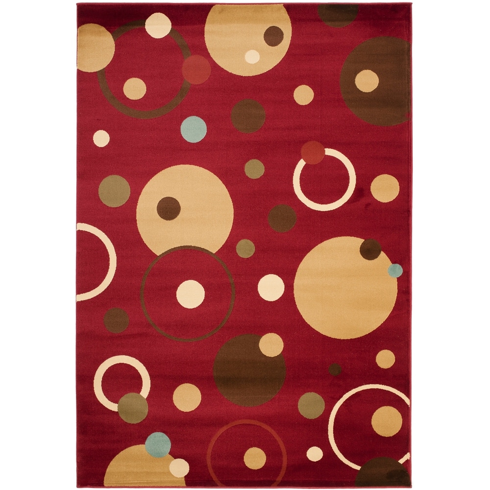 SAFAVIEH Porcello Jonila Modern Painterly Geometric Pattern Area Rug