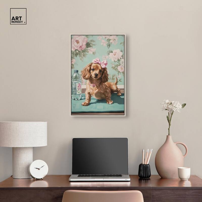 Doxxie Dainty Yoga Canvas by Art Remedy