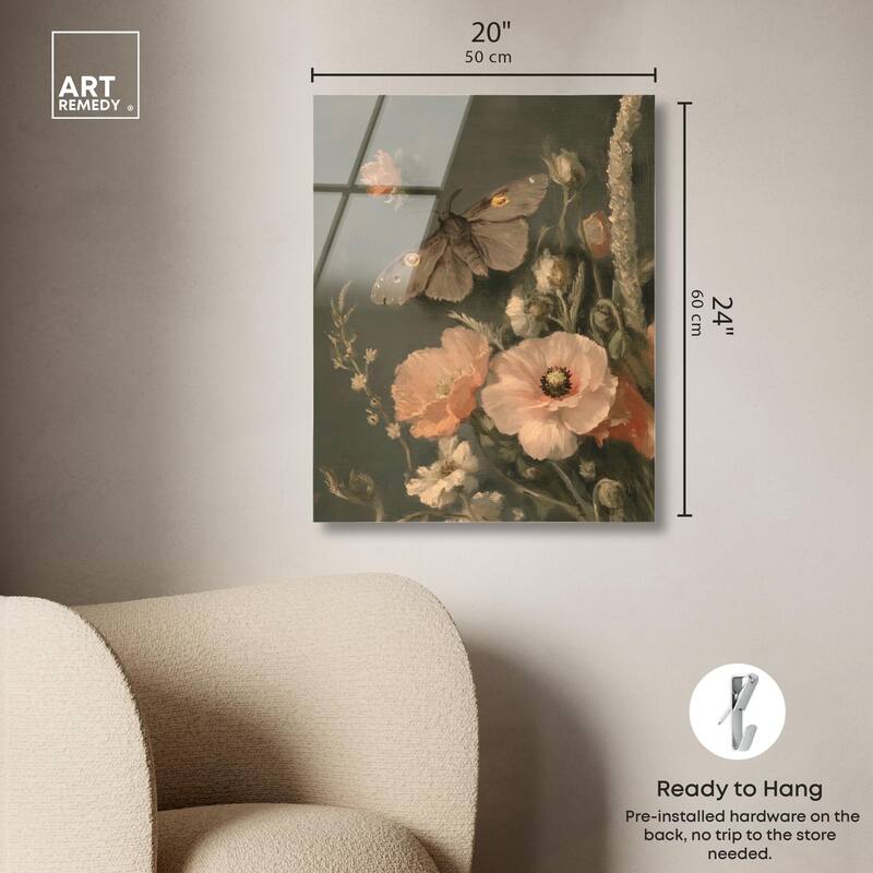 Shadowed Flutter Acrylic by Art Remedy, Ready to Hang