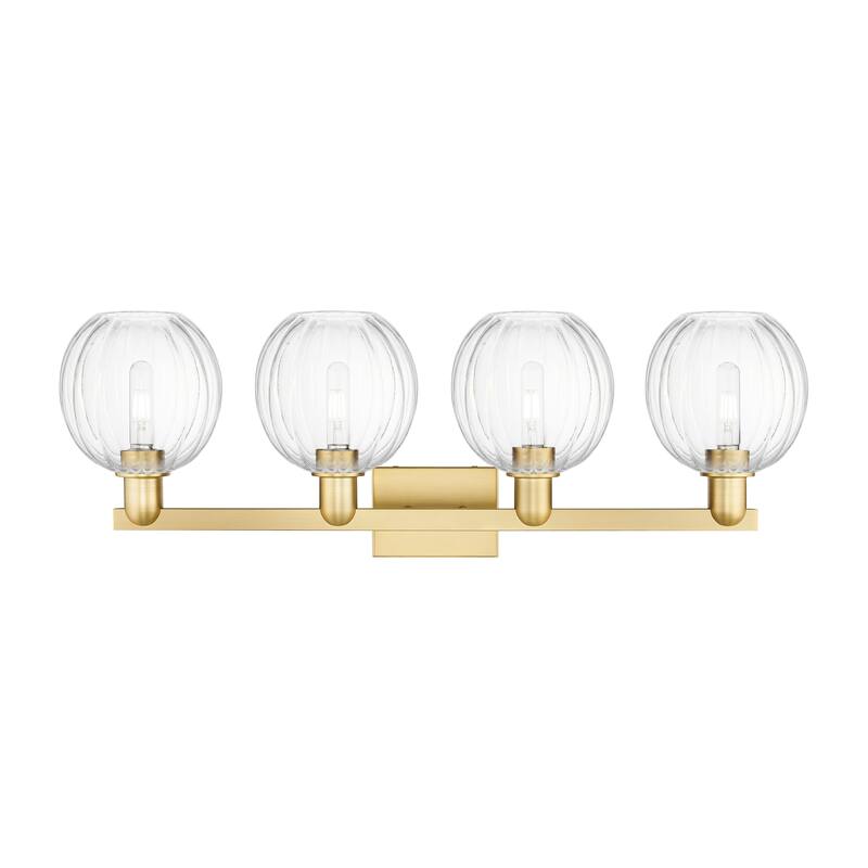 Innovations Lighting Downtown Urban - Preston - 4 Light 36" Globe Shade Bath Vanity Light
