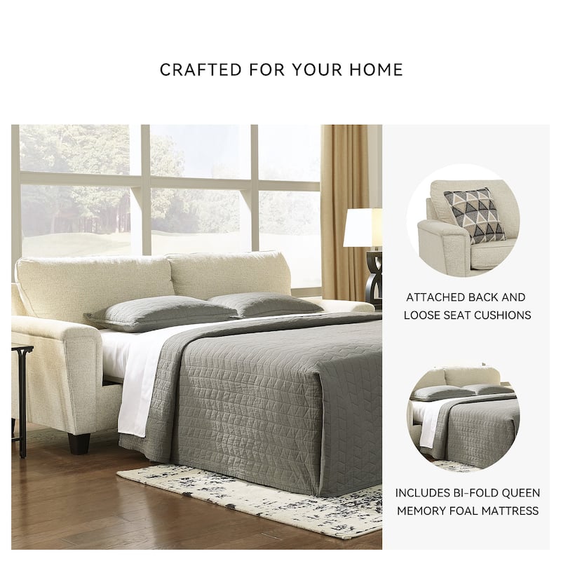 Signature Design by Ashley Abinger Queen Sofa Sleeper - 89" W x 38" D x 39" H