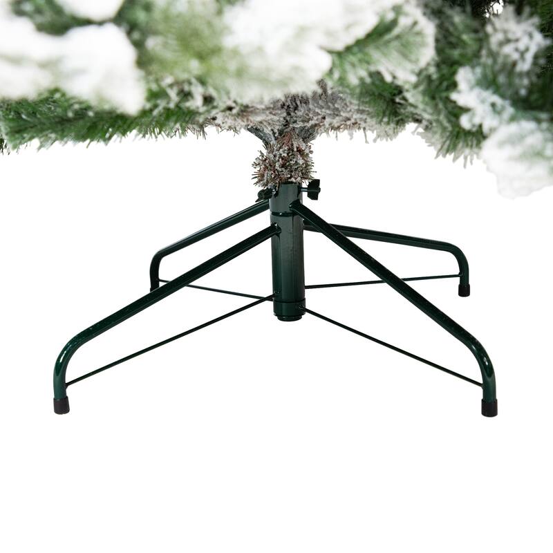 Real Touch™️Mountain Pearl Flocked Artificial Christmas Tree - 6.5' - Unlit - 6.5 Foot