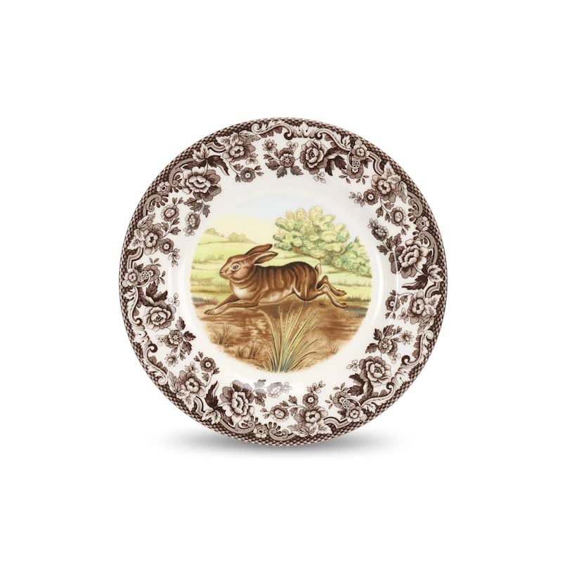Spode Woodland Dinner Plate Animal Motifs - 10.5 - Rabbit