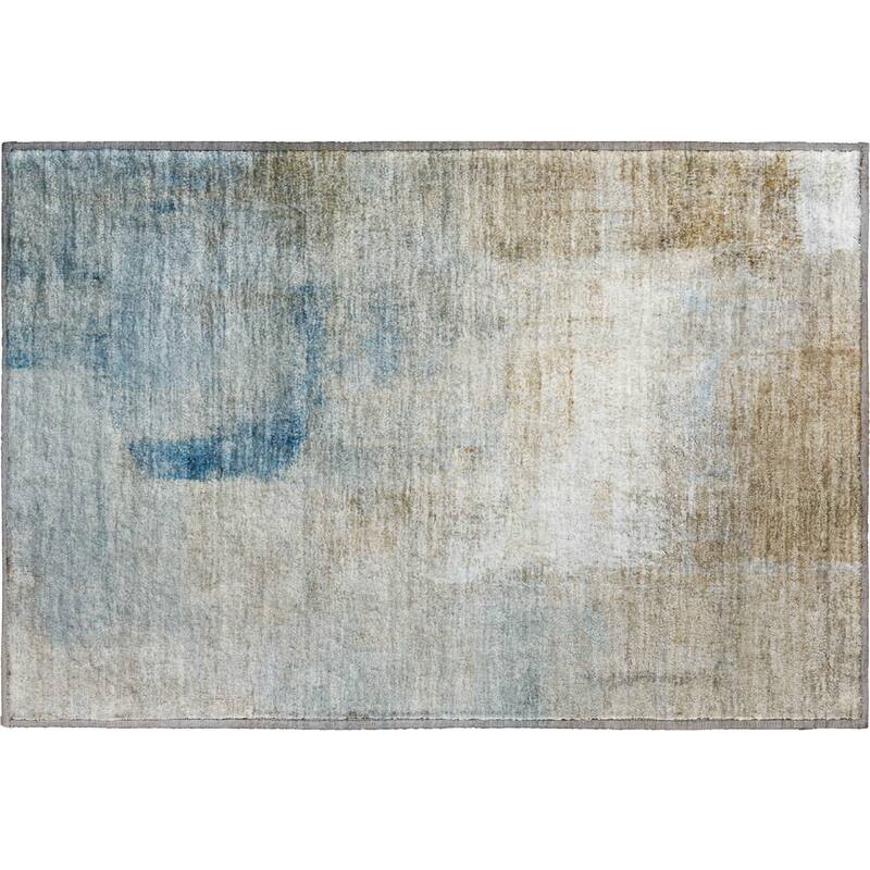 Premium Washable Super Soft Brushstrokes Abstract Mayfield Rug