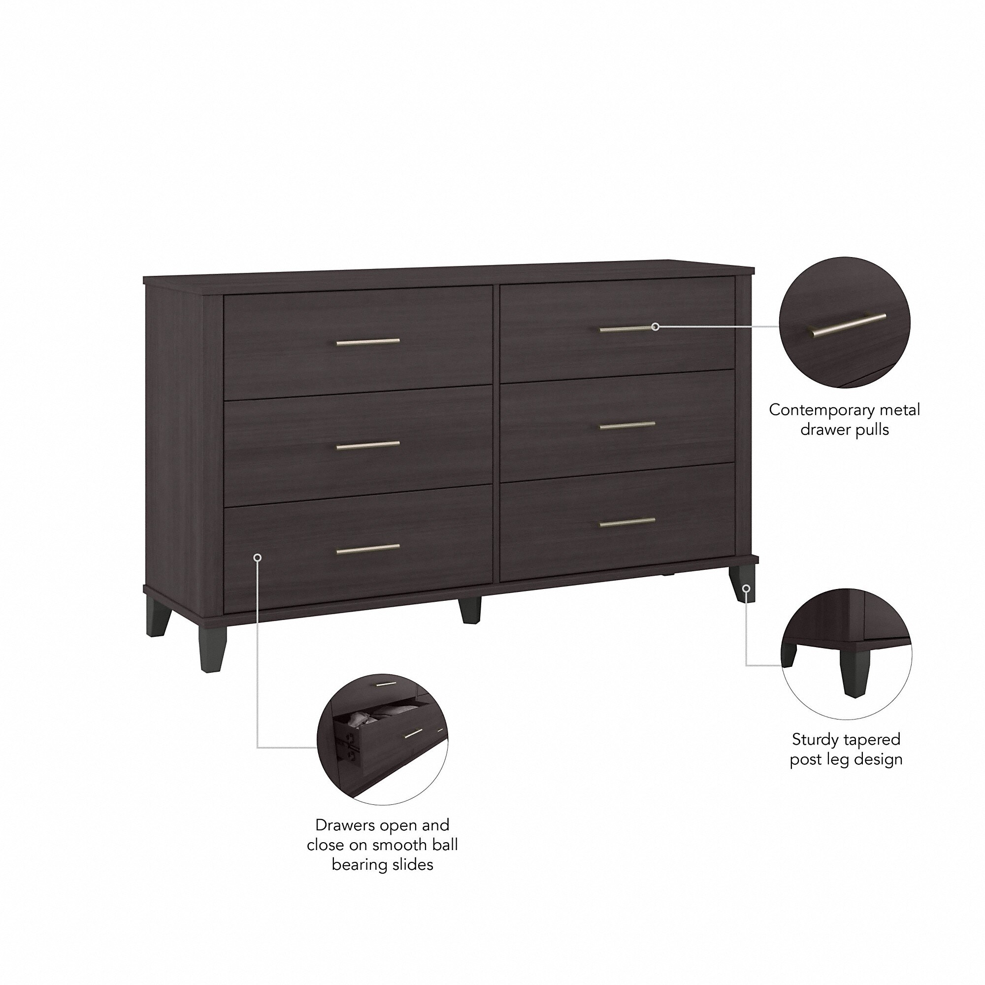 Strick and bolton elizabeth grey dresser top