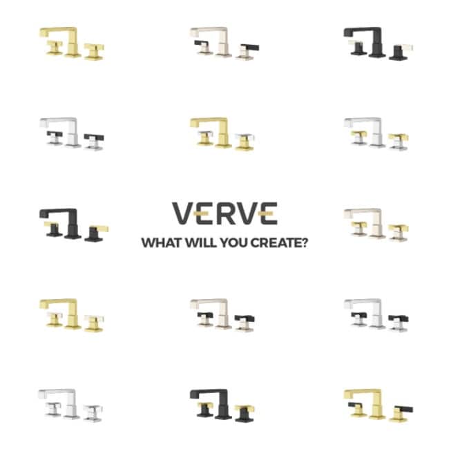 Pfister HHL-VRVX Verve Cross Handles Only for Widespread Bathroom