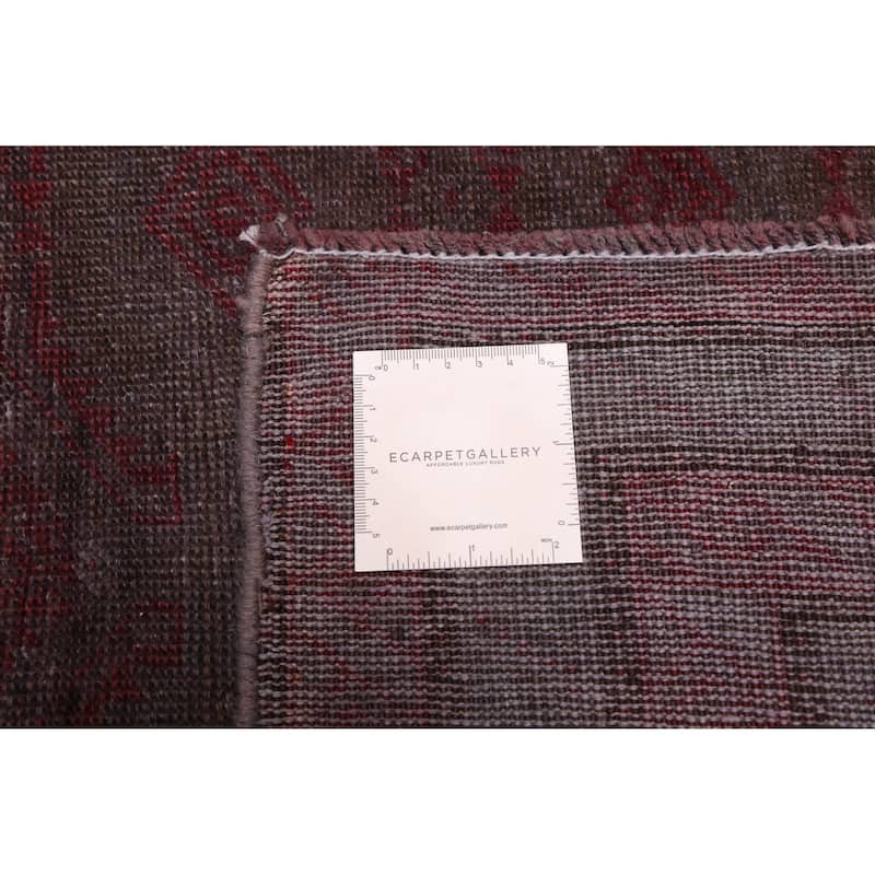 ECARPETGALLERY Hand-knotted Color Transition Grey Wool Rug - 2'8 x 4'6