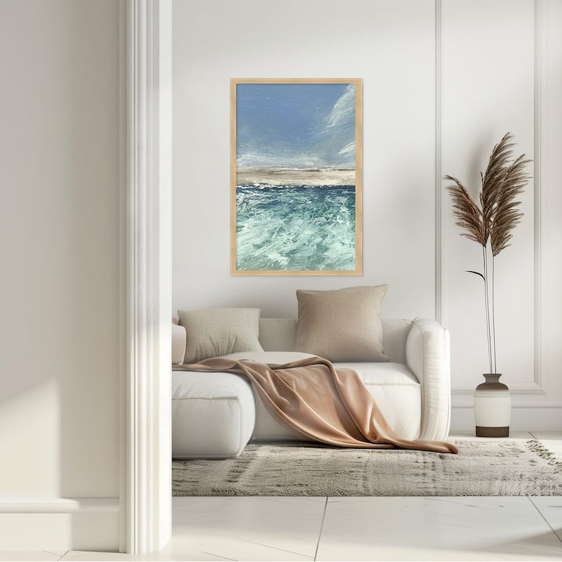 "Voyagers" Framed Textured Wall Art