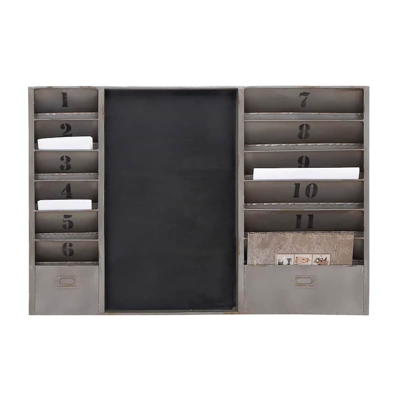 Industrial 24 x 36 Inch 12-pocket Metal Message Board by Studio 350