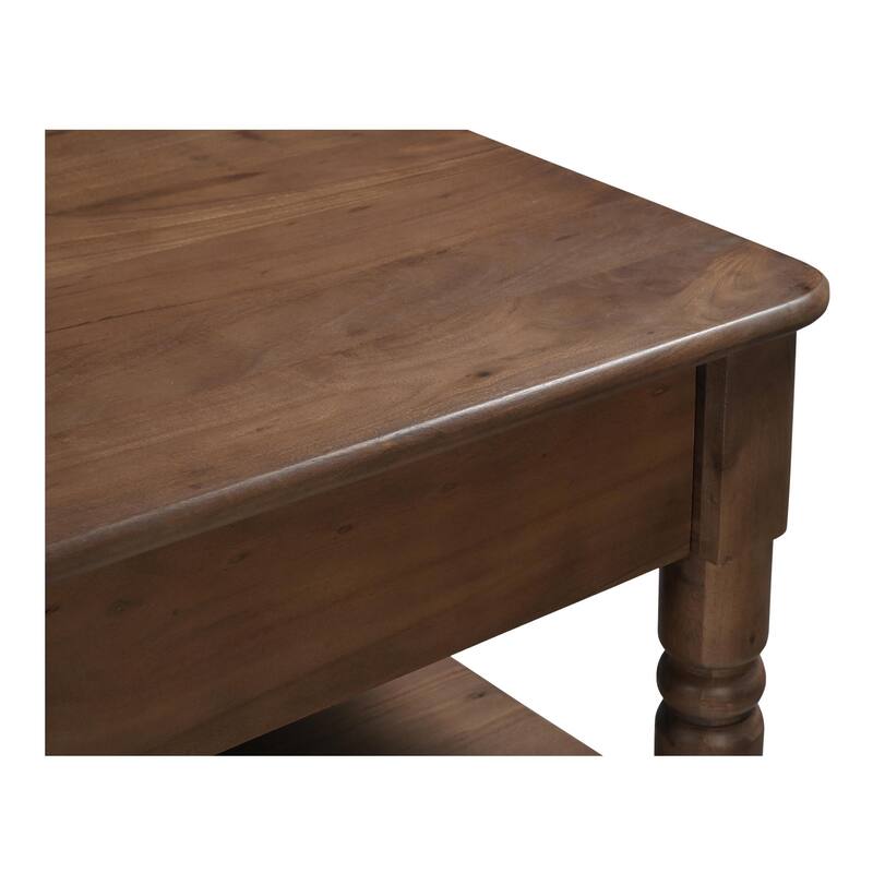 NADAAL STUDIOS Cove, Wooden Kitchen Island with Storage - 72"W x40.5"D x36.5"H