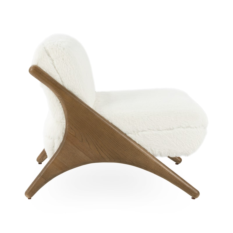 Classic Home Georgia Accent Chair in Gray