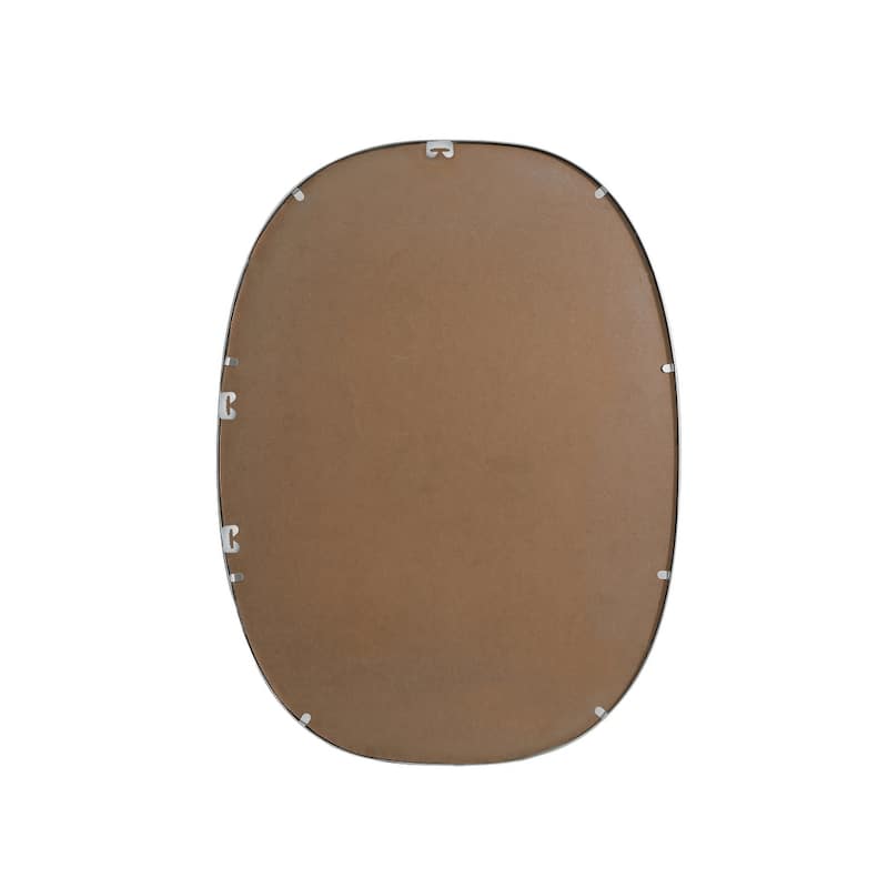 Indigo Home Metal Frame Oval Mirror 27x36 Inch