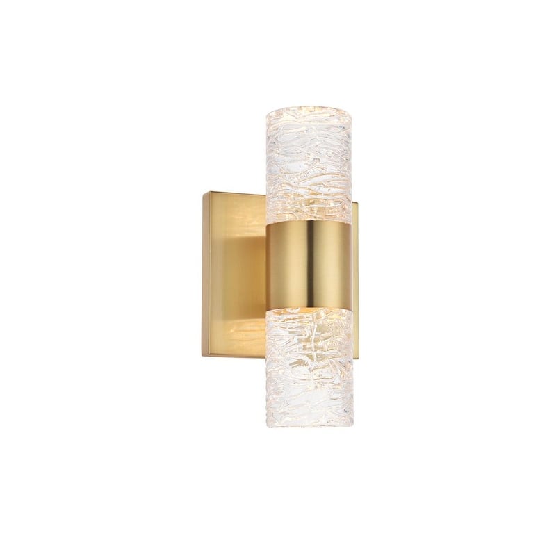 Vergo 2-Light LED Wall Sconce - 8.66/4.53 - N/A/Gold