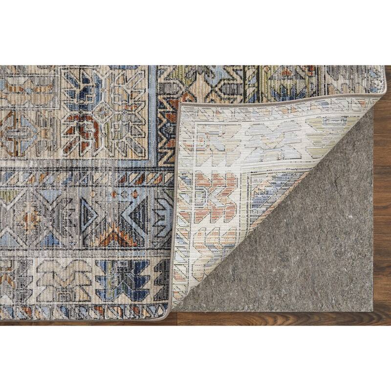 Melrose R39P0 Distressed Transitional Area Rug