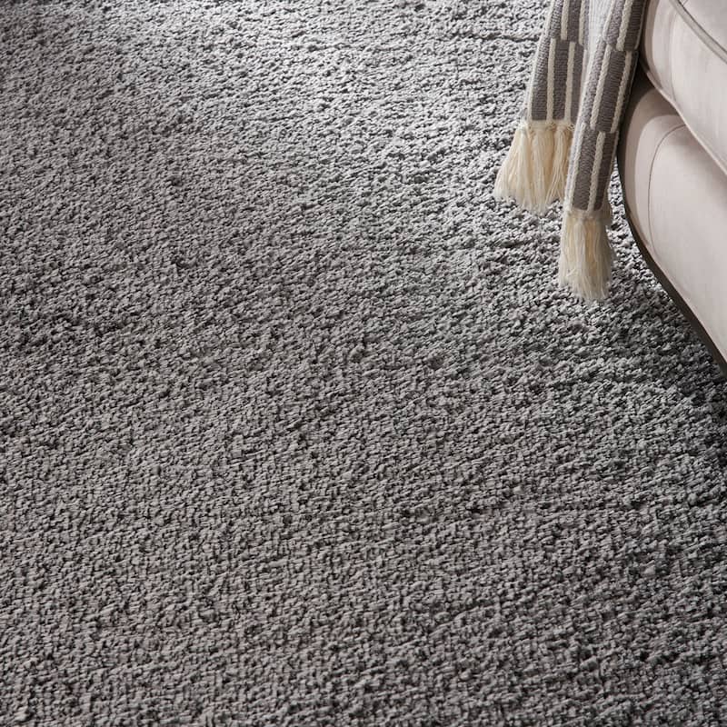 Nourison Luxurious Shag Ultra-plush Pile Glam Solid Area Rug