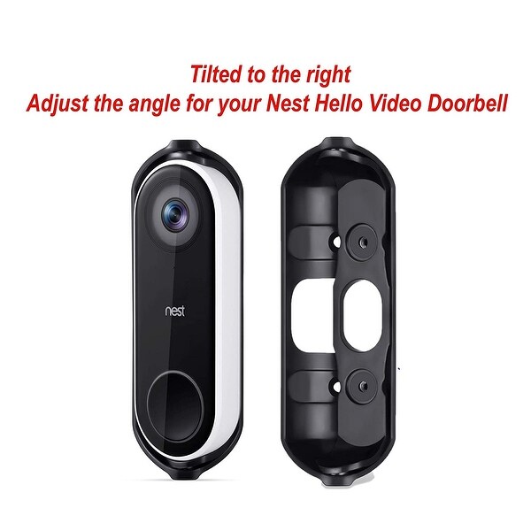 Wasserstein Horizontal Wall Mount for Google Nest Hello Video