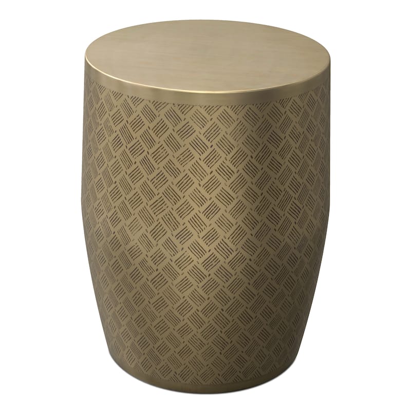 WYNDENHALL Jean 18" Wide Boho Metal Accent Table & Assembled - 8"W x 18"D x 23"H