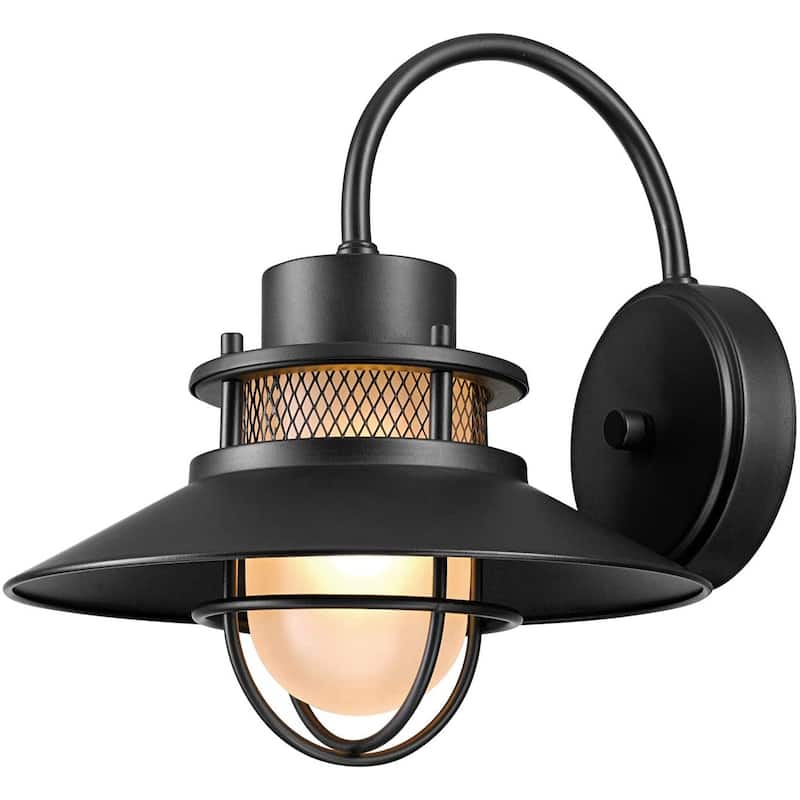 Black outdoor barn light exterior light fixture