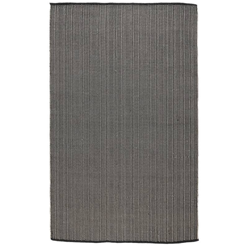 Charlevoix Indoor Outdoor Accent Rug by Kosas Home - 5x8 - Charcoal