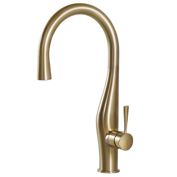 Houzer VISPD-869 Vision Hidden Pull-Down Kitchen Faucet with CeraDox Lifetime Technology