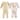 Hudson Baby Infant Girl Thermal Coveralls 2pk, Acorn Botanical