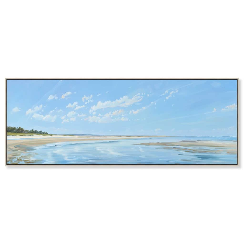 Beautiful Island Shore Panoramic Canvas by Art Remedy