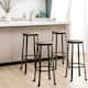 Option 4 Brown Bar Stools