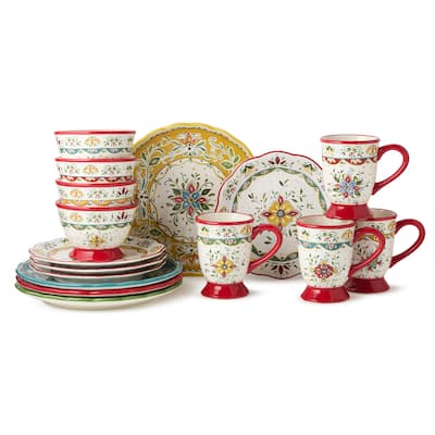 Certified International Provence 16 Piece Dinnerware Set, Service for 4