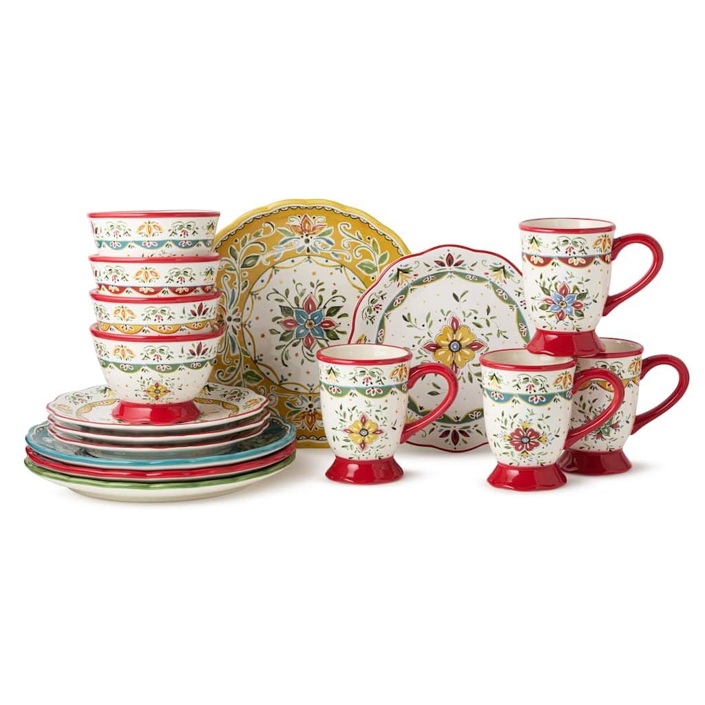 Certified International Provence 16 Piece Dinnerware Set, Service for 4