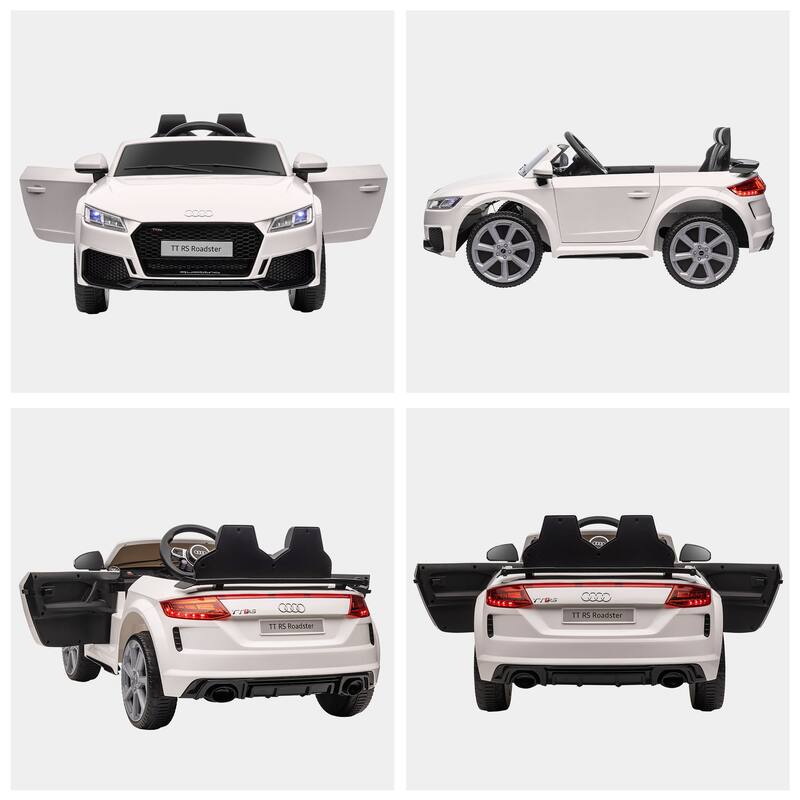 Licensed Audi TT RS 6V Ride-On Car with Parent Control, MP3, and Horn