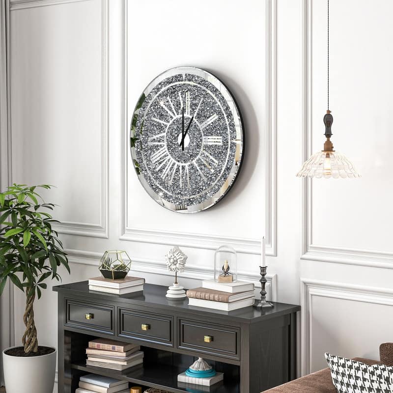 Diamond Crystal Wall Clock
